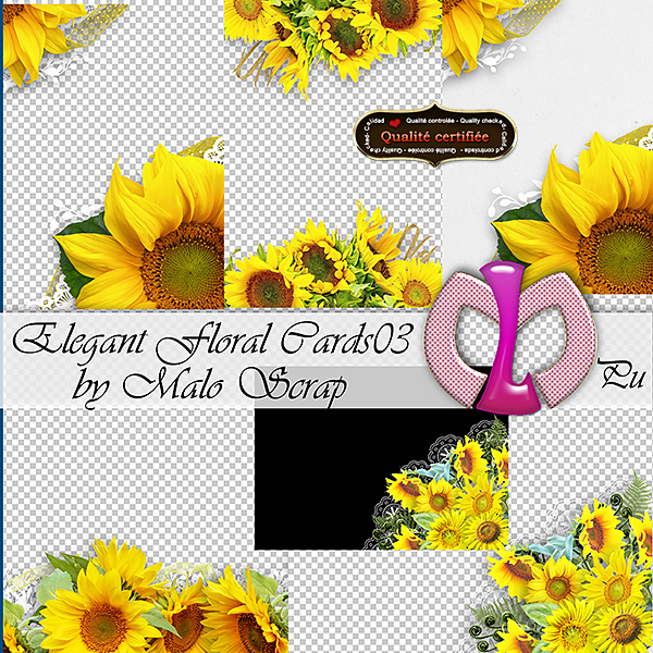 Elegant Floral Cards03 (FS/PU) - Click Image to Close
